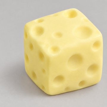 Cheese cube squishy by Squoodle, photo 1 of 3