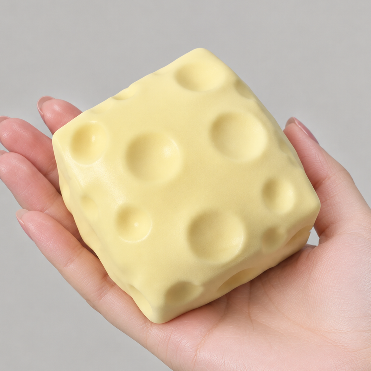 Cheese cube squishy by Squoodle, photo 2 of 3