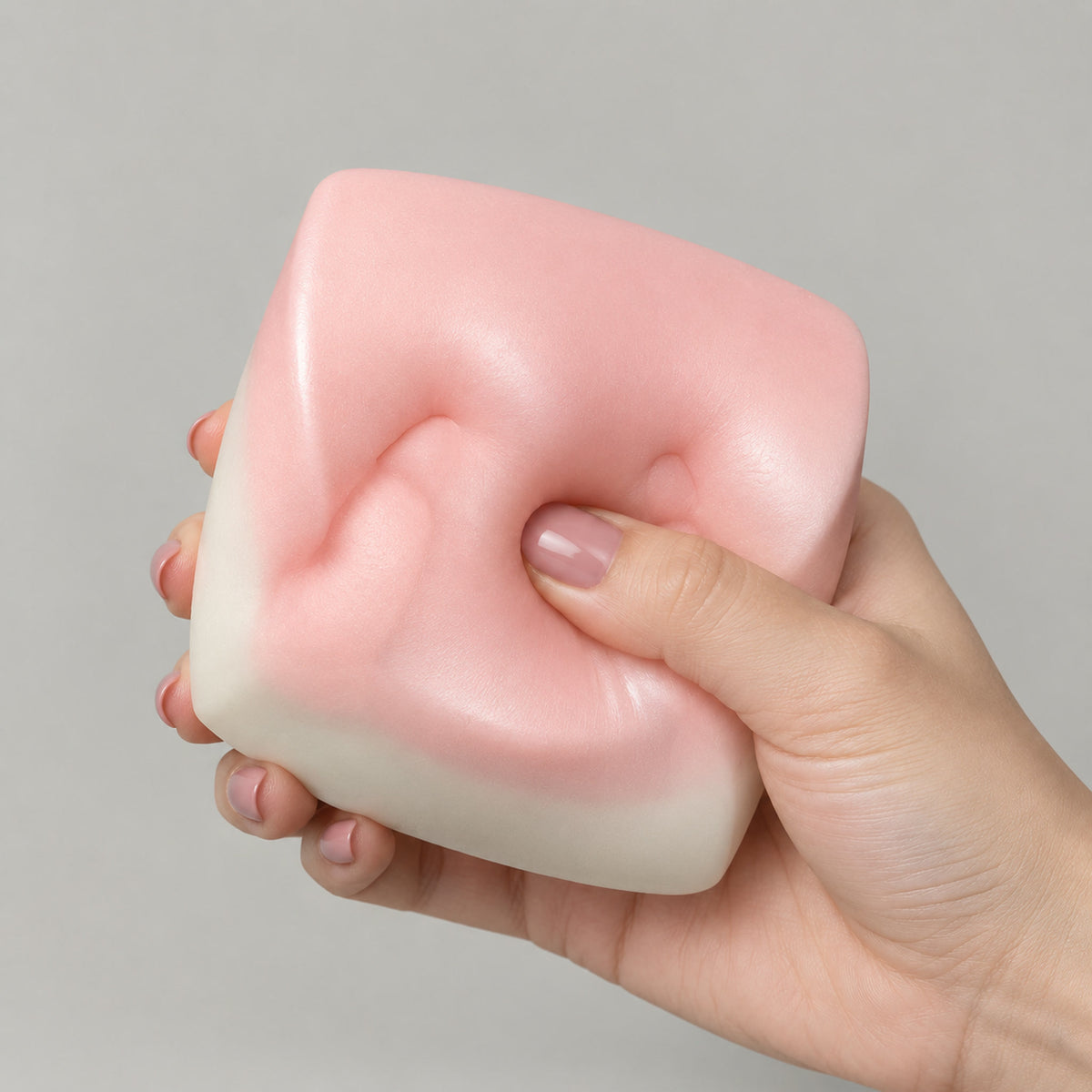 Pink mochi rice cake squishy by Squoodle, photo 3 of 3