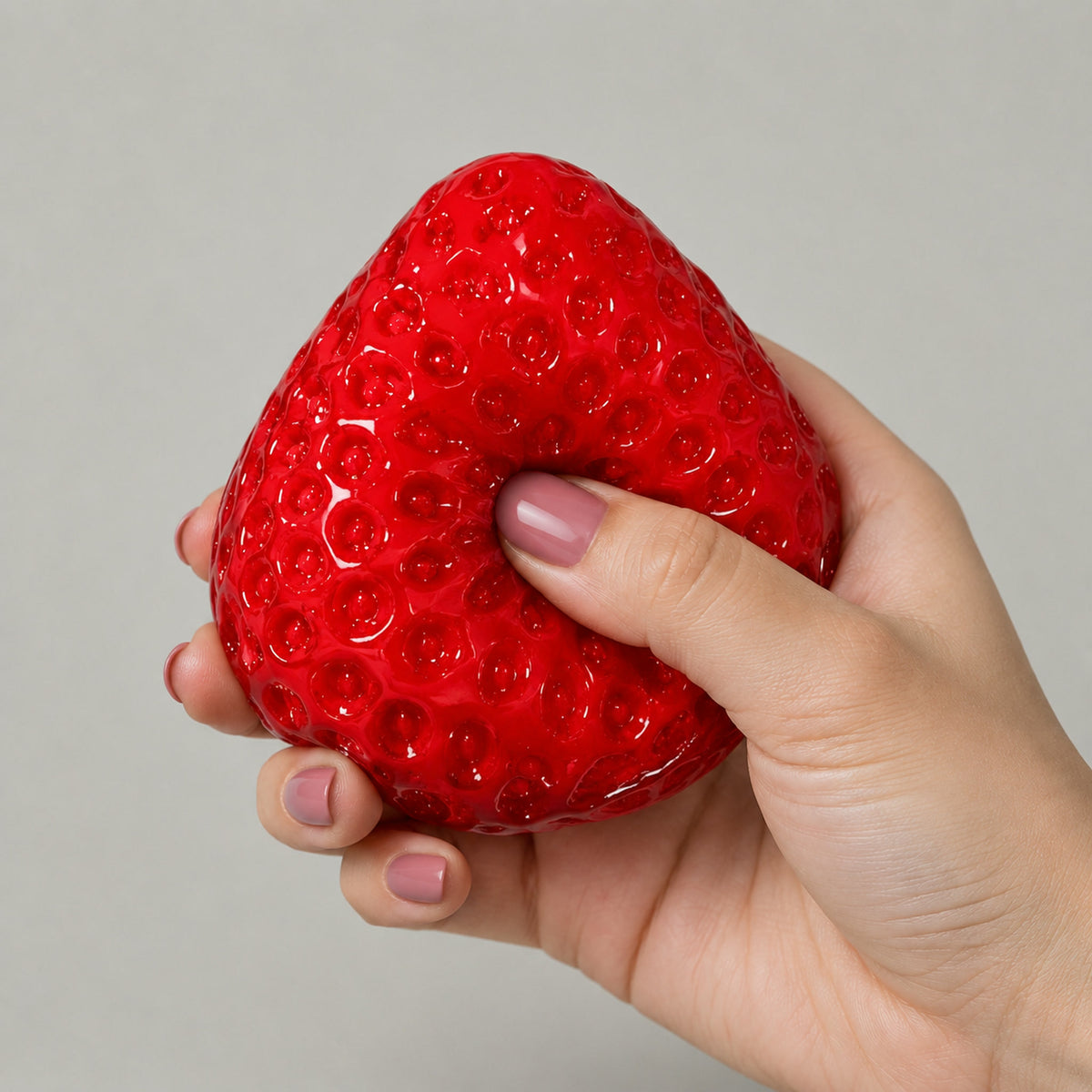 Strawberry Taba Squishy Fidget Toy - Slow Rebound Stress Relief Toy for Kids Adults Office & Party Favors Squeeze Gift 2026 New product visual 3