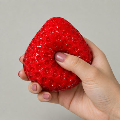 Strawberry Taba Squishy Fidget Toy - Slow Rebound Stress Relief Toy for Kids Adults Office & Party Favors Squeeze Gift 2026 New product visual 3