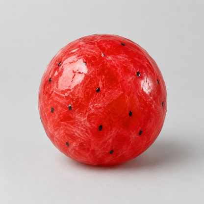 Handmade Watermelon Slushy Squishy Toy Soft Slow Rebound Stress Relief ADHD Squeeze Toy Realistic Fruit  Model Adult Gift product visual 1